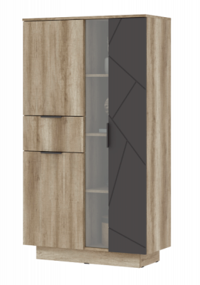 Шкаф со стеклом Даллас ШК-02 (Стендмебель)